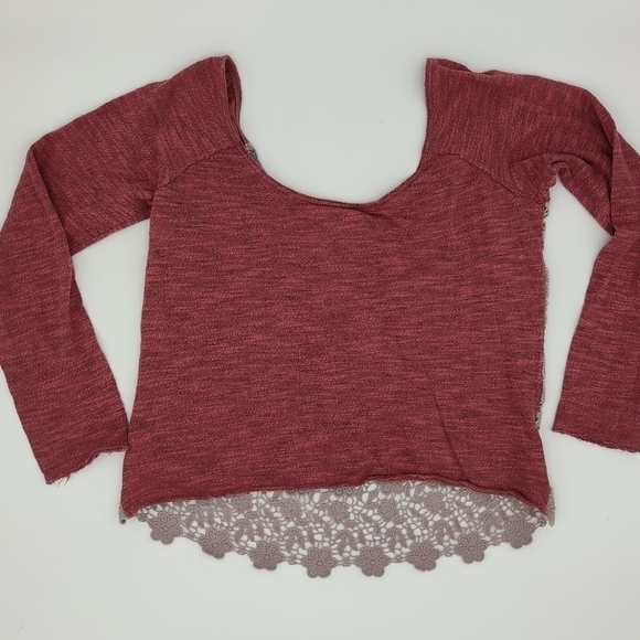 Free People M lace cropped top - Picture 3 of 7
